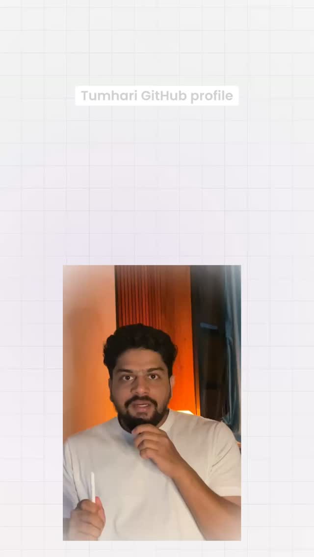 Preview from Pratyush’s GitHub profile reel, showing him presenting the tutorial.